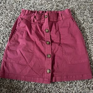 American Eagle Button Skirt